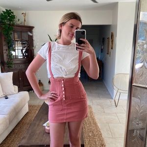 Free People Overall Skirt